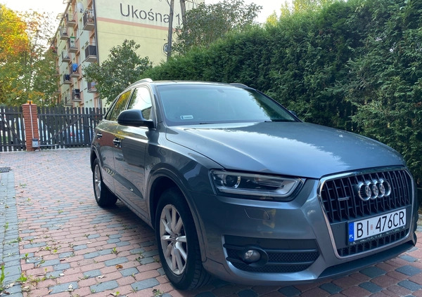 Audi Q3 cena 64000 przebieg: 140000, rok produkcji 2014 z Białystok małe 46